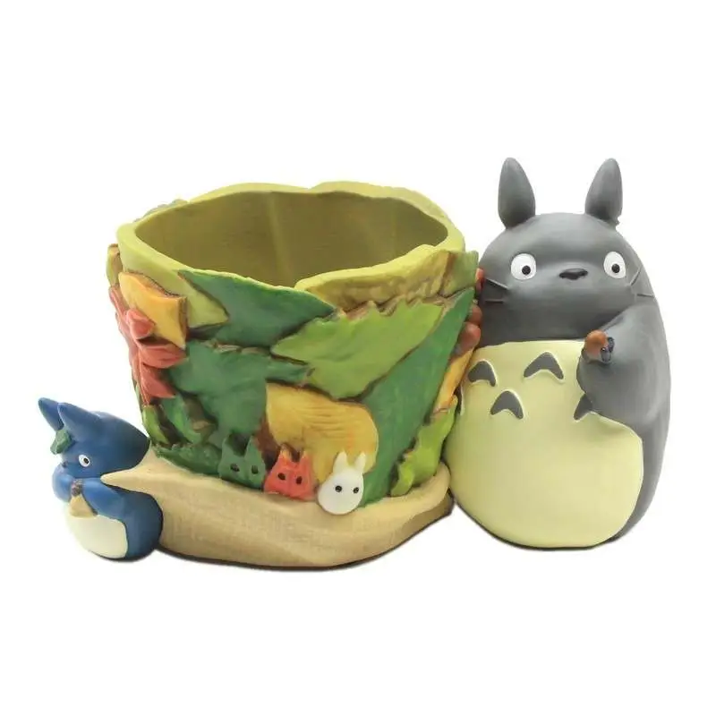 Figurine Studio Ghibli totoro leaves pot